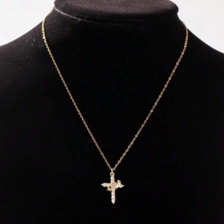 Gold Esther necklace